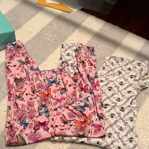 Posh Peanut jumpsuit bundle, EUC girl’s 7/8